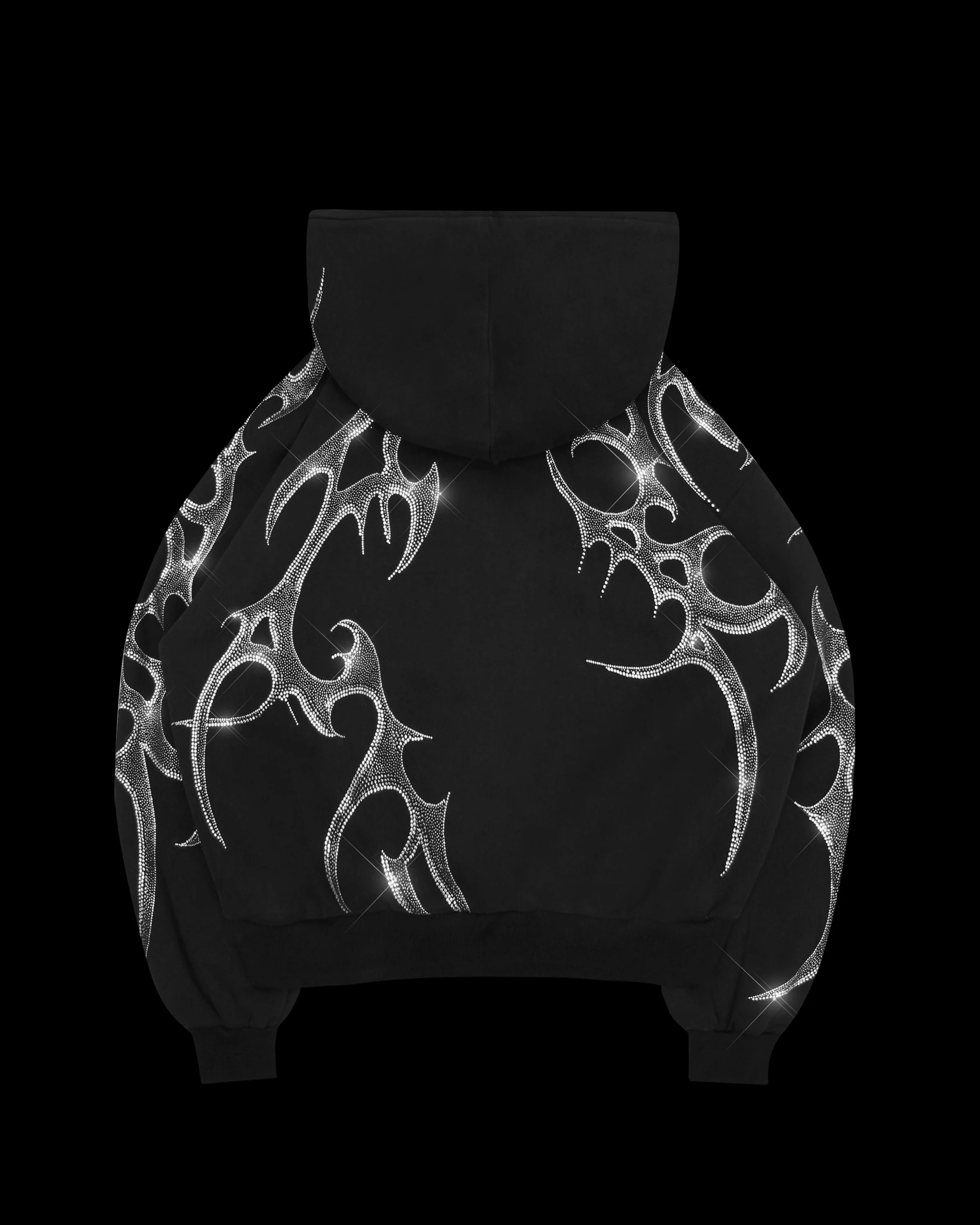 NAMED COLLECTIVE】 RHINESTONE ZIP HOODIE フーディー 関送込
