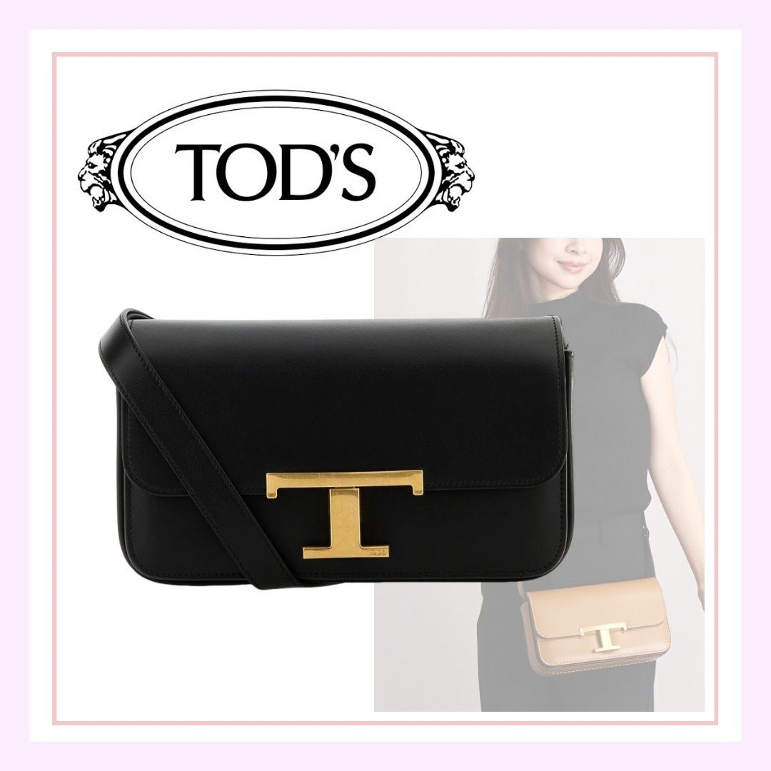 関税/送料込【TOD'S】 T タイムレス ショルダーバッグ