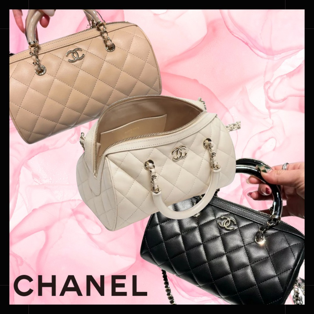 トレンドアイテム☆【CHANEL】 25C ミニボストンバッグ