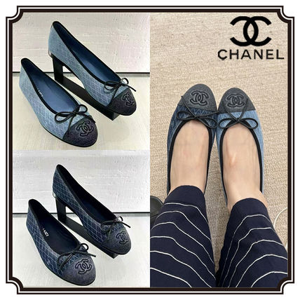 リボン CHANEL(シャネル) バレエシューズ(レディース) - 海外