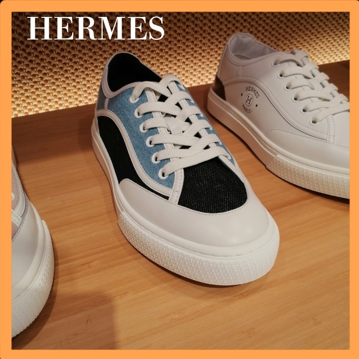 HERMES エルメス スニーカー Sneakers Get デニム ユニセックス