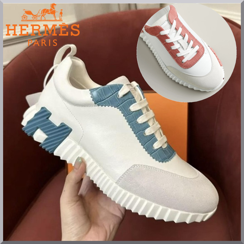 《クロコダイル☆2色》HERMES バウンシング スニーカー