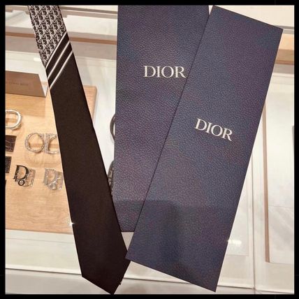ネイビー（紺）系 Dior(ディオール) ネクタイ(メンズ) - 海外