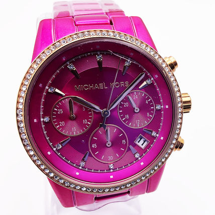 Monroe Silver-Tone and Leather Watch | Michael Kors [US]