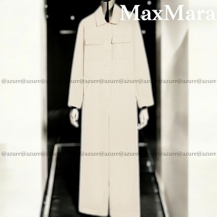 直営♪Weekend Max Mara コットン ジャンプスーツ RADICE Weekend Max Mara RADICE ジャンプスーツ 長袖 コットン