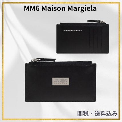 SS25 MM6◆ヴィンテージ調レザー コインウォレット ストリート MM6 Maison Margiela(エムエムシックス) コイン