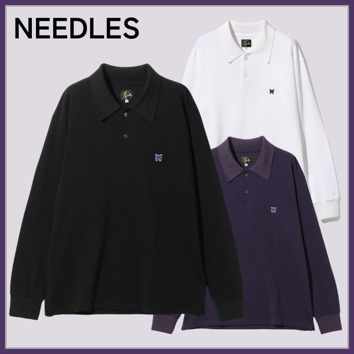 【関西送料込】NEEDLES ロングスリーブ ポロシャツ
