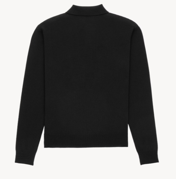 ビジネスもプライベートも《Saint Laurent》ウールポロニット