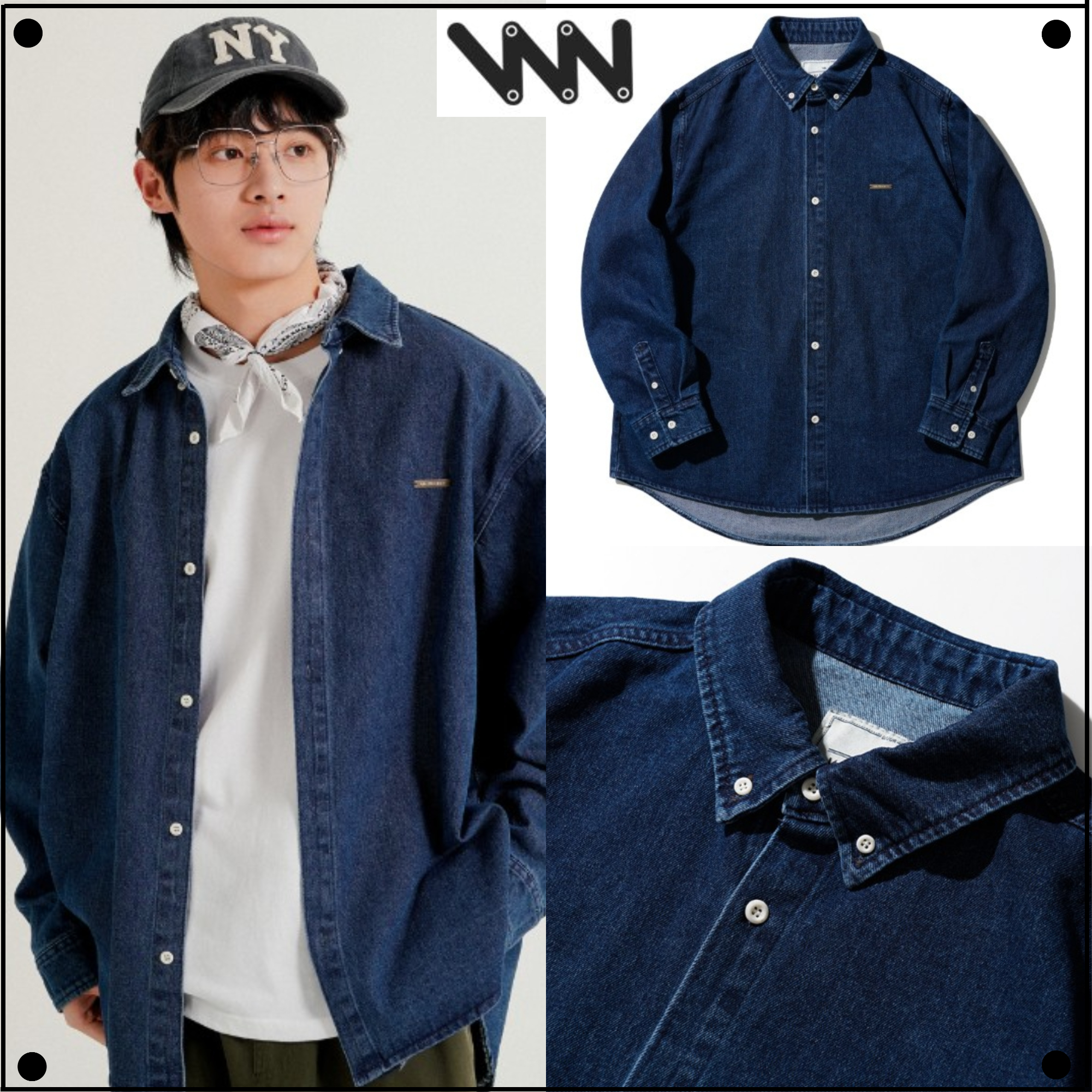 WV PROJECTのPick Out Denim Shirt