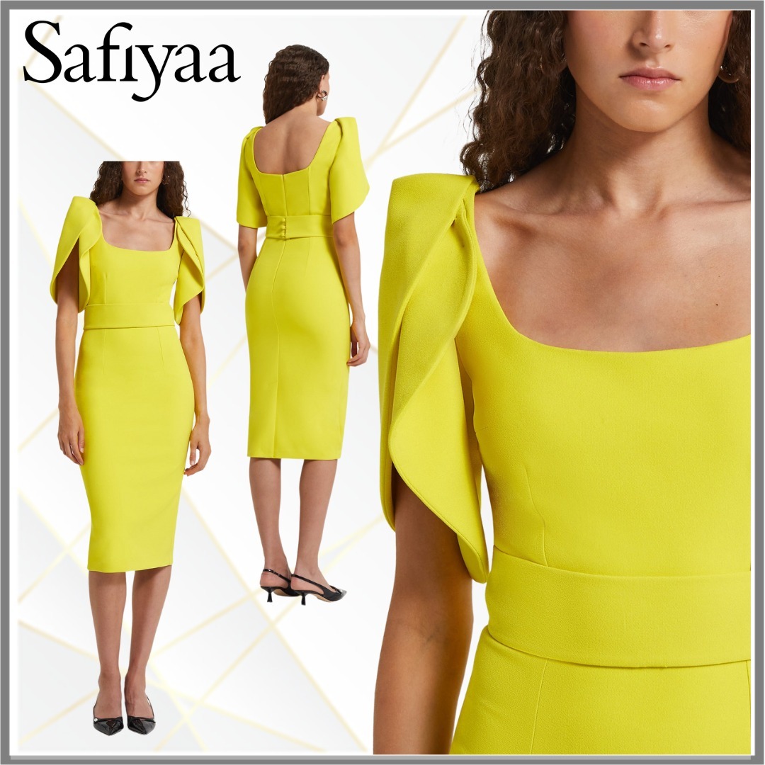 【Safiyaa】ジョアン シャルトリューズ ミディドレス