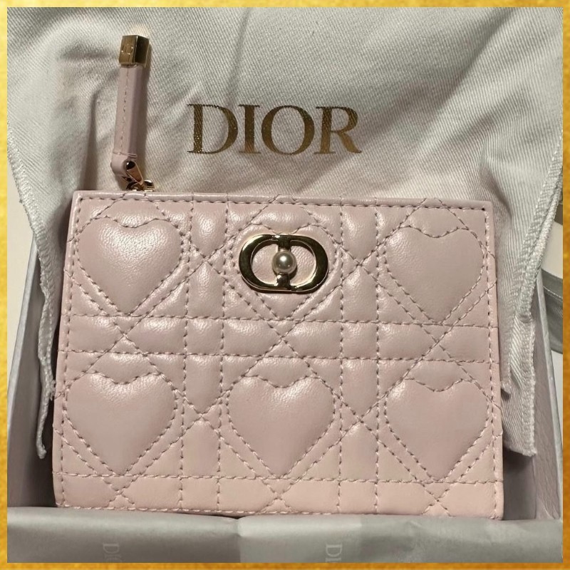 【エレガント】 DIOR《Dioramour Dior Jolie Dahli》ウォレット