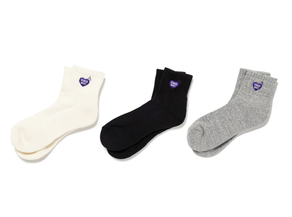 ヒューマンメイド 靴下 PILE SHORT SOCKS