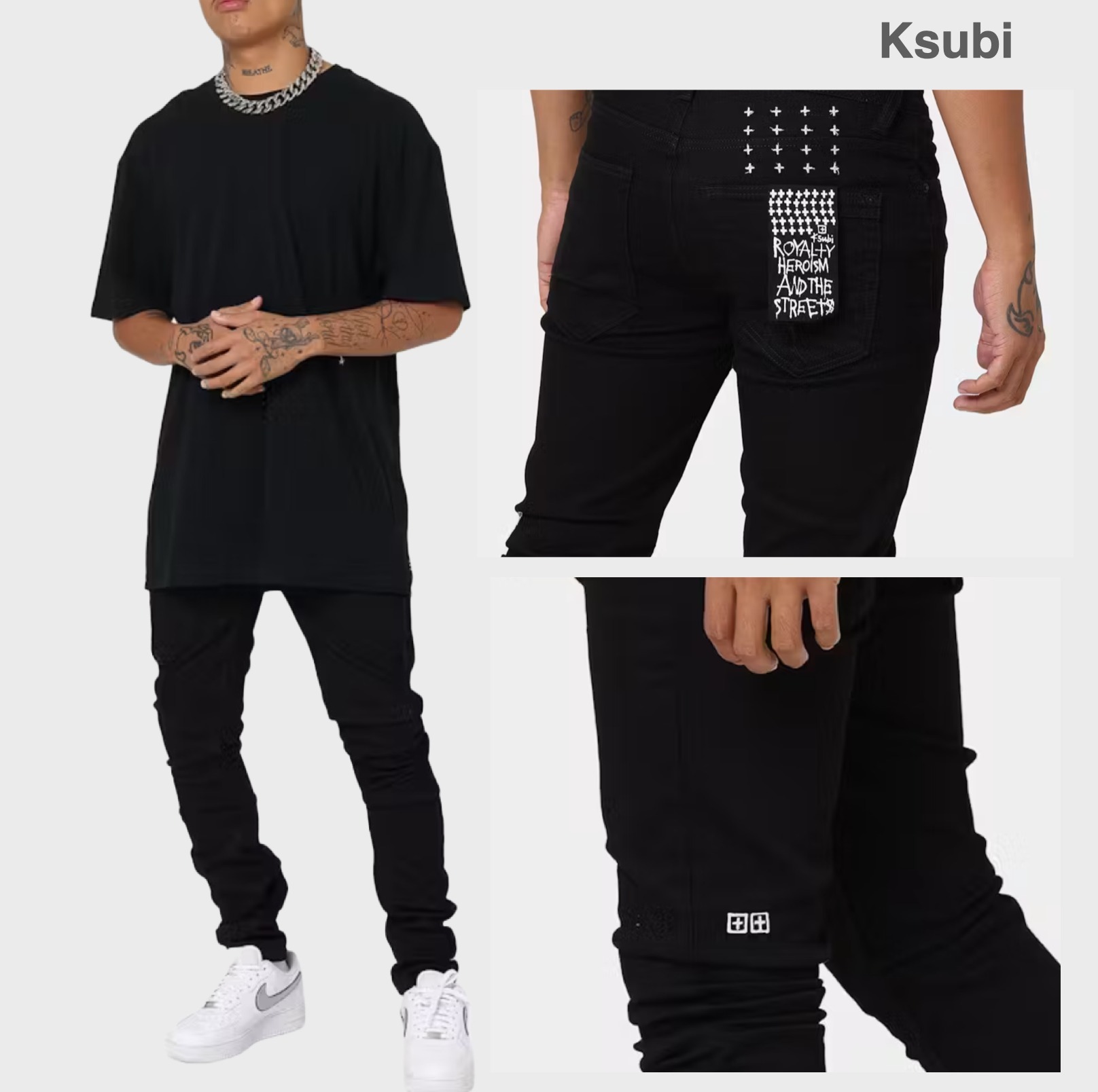 ◆KSUBI◆ Van Winkle Black Rebel ジーンズ デニム