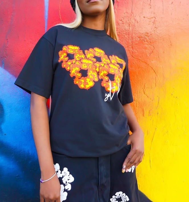 人気コラボ☆Denim Tears Offset Set It Off Tシャツ オフセット