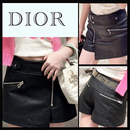 通販 レザー Dior(ディオール) 海外 - ショートパンツ(レディース) パンツ