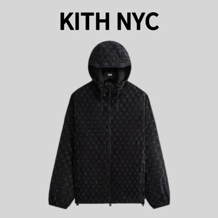 【KITH NYC】フルジップ コットン フード付 ウィンドブレーカー ウィンドブレーカー KITH NYC(キスニューヨークシティ) メンズ