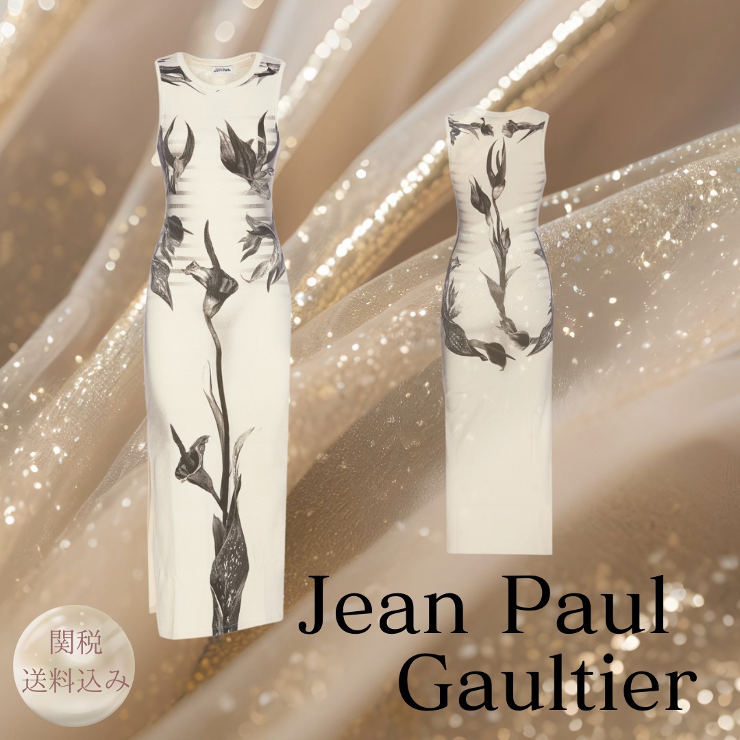 JeanPaulGAULTIER【関税送料込】ロングドレスフラワーボディ