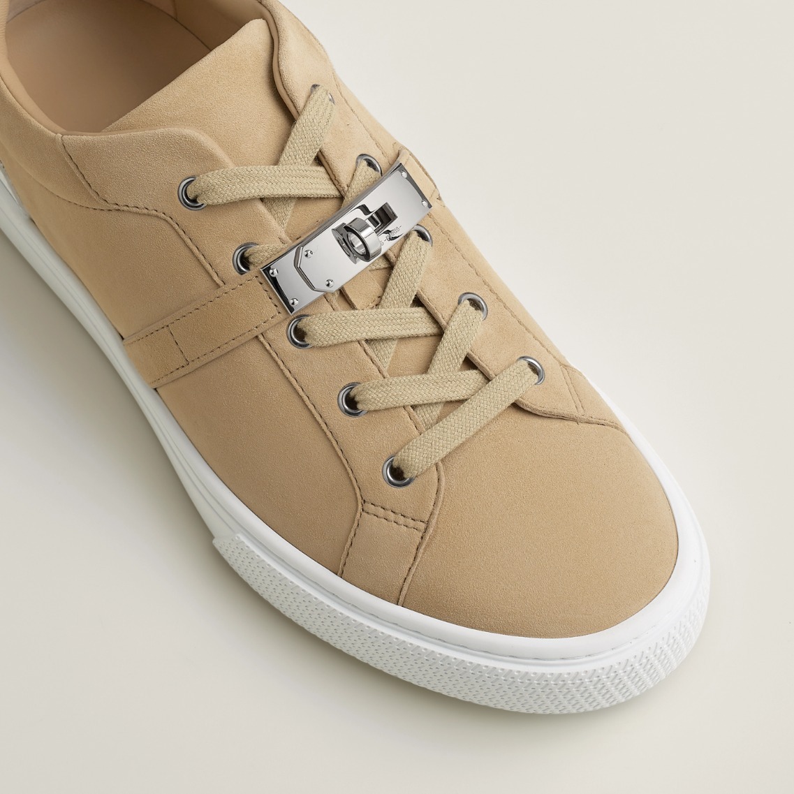 HERMES 人気 スニーカー お洒落 ケリー 上品 本革スエード Day
