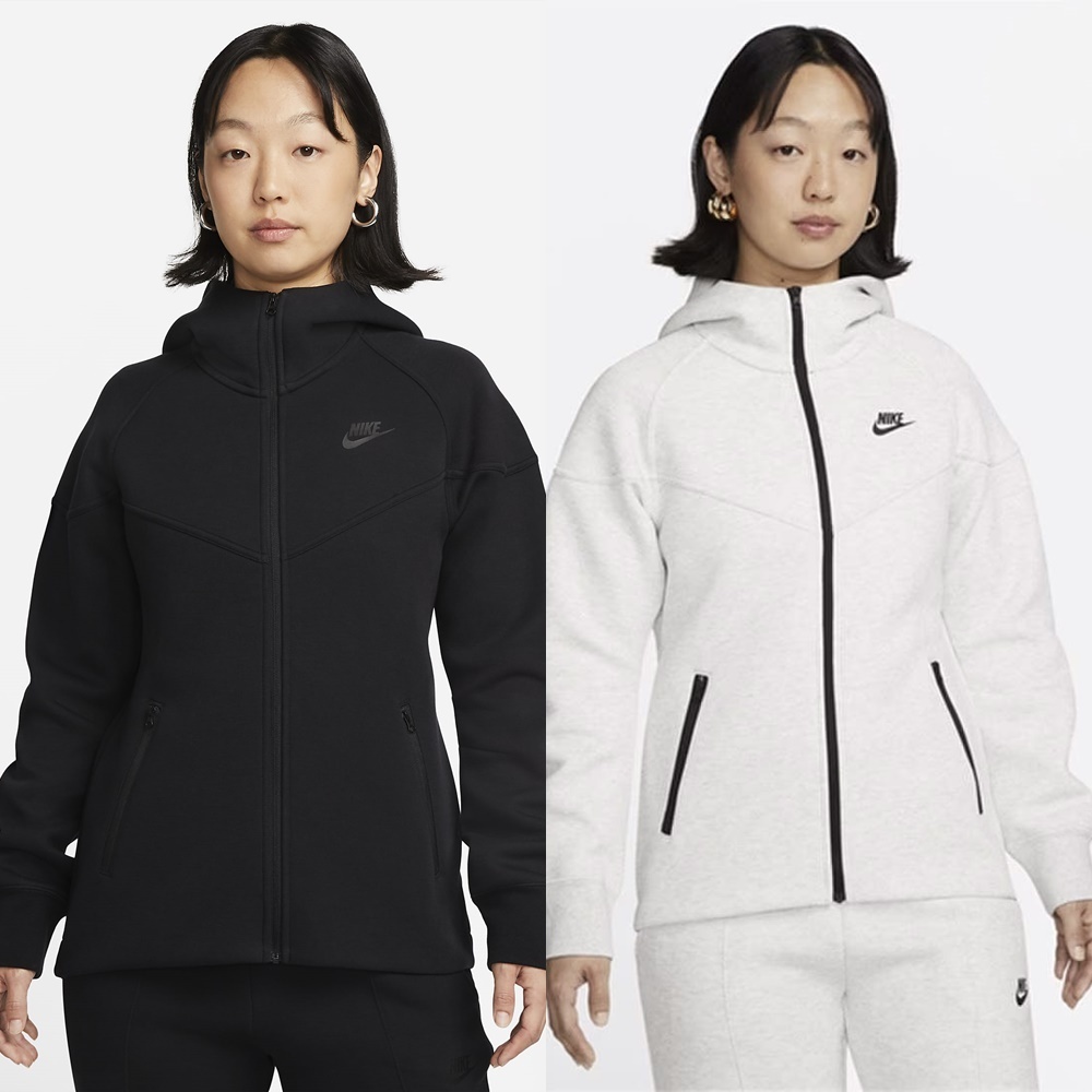 NIKE テック フリース 女性 プルジップ フーディー ジャケット