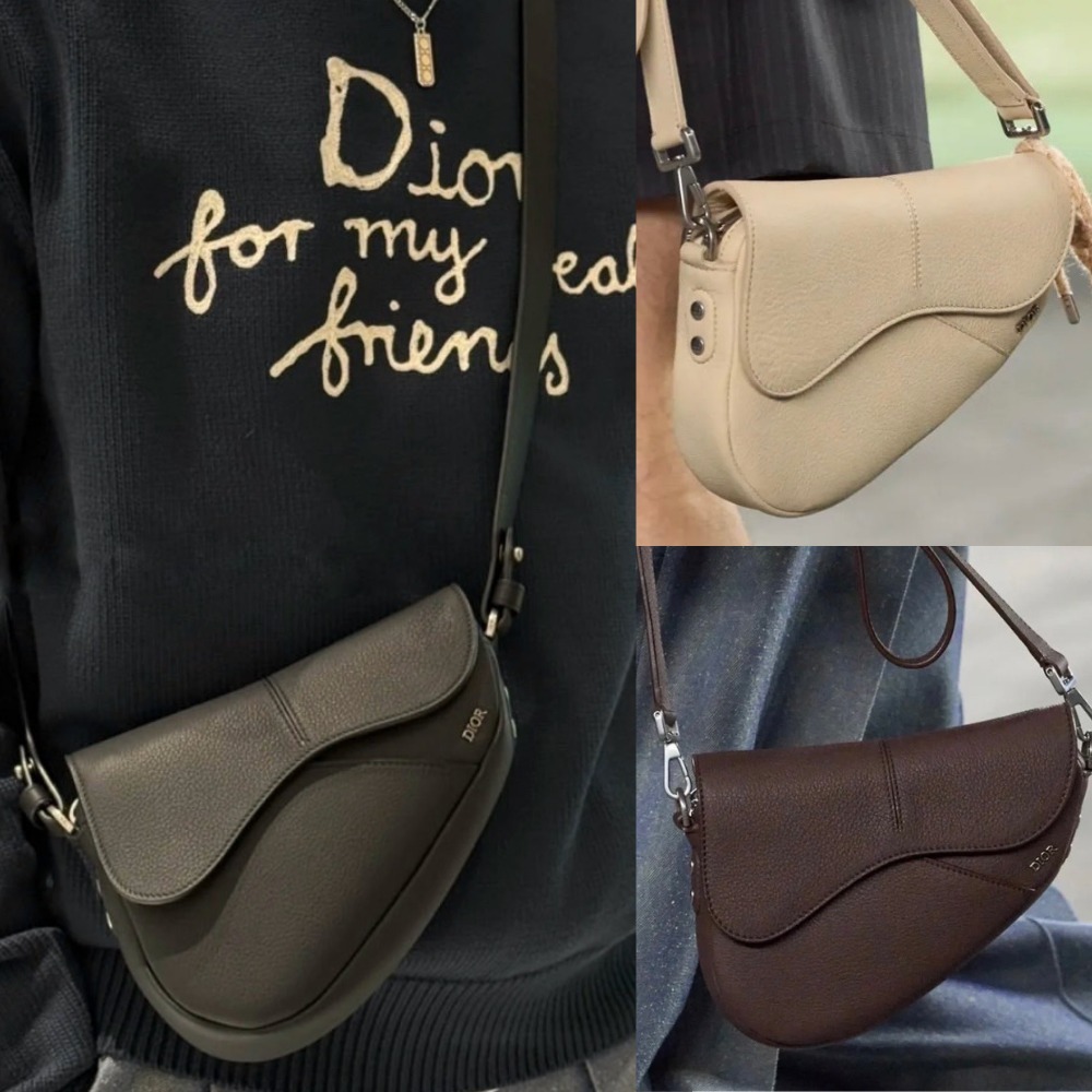 【シンプルで普段使いに最適★】DIOR サドルバッグミニ