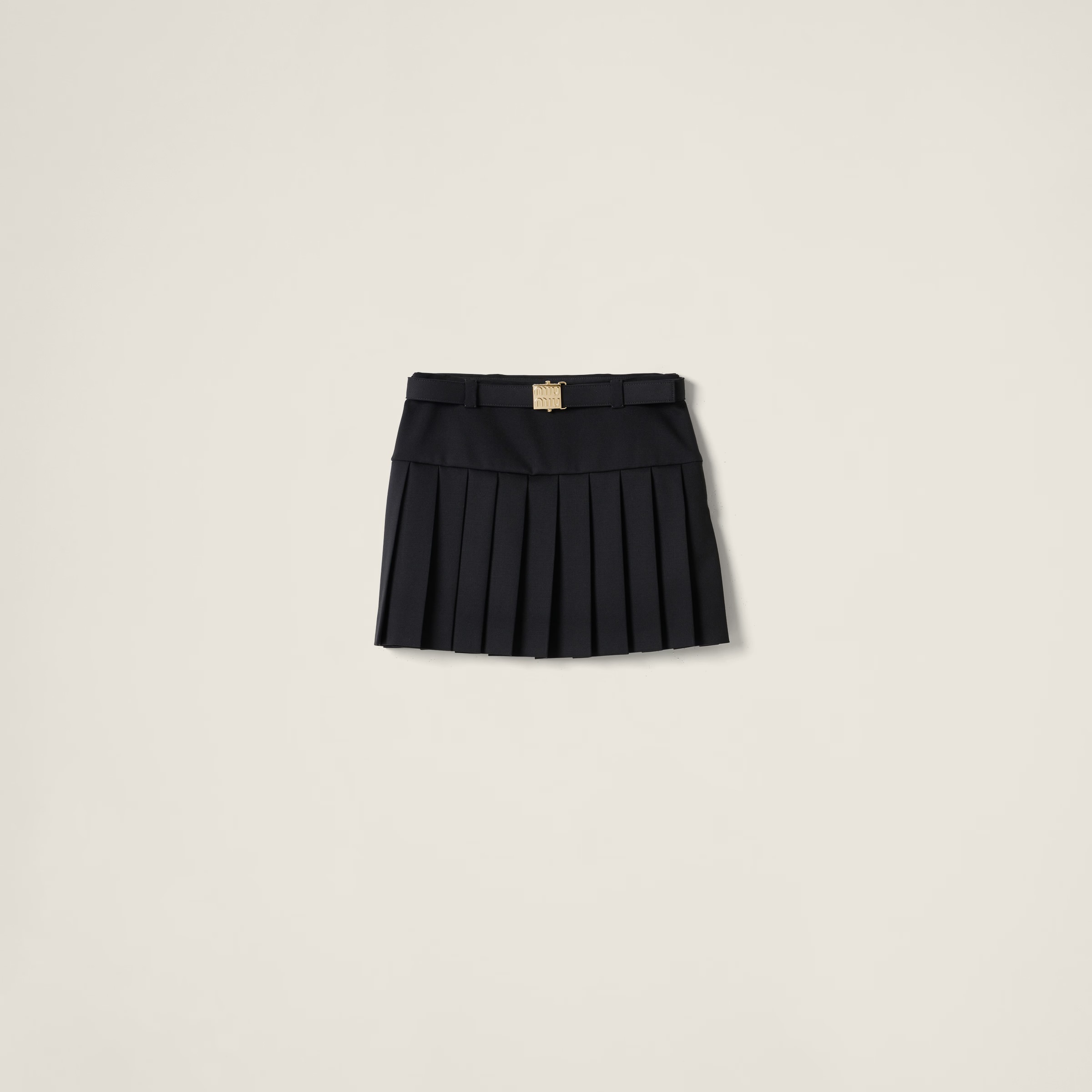【VIP価格】MIU MIU ウール ミニスカート vip マルチカラー MiuMiu(ミュウミュウ) ミニスカート