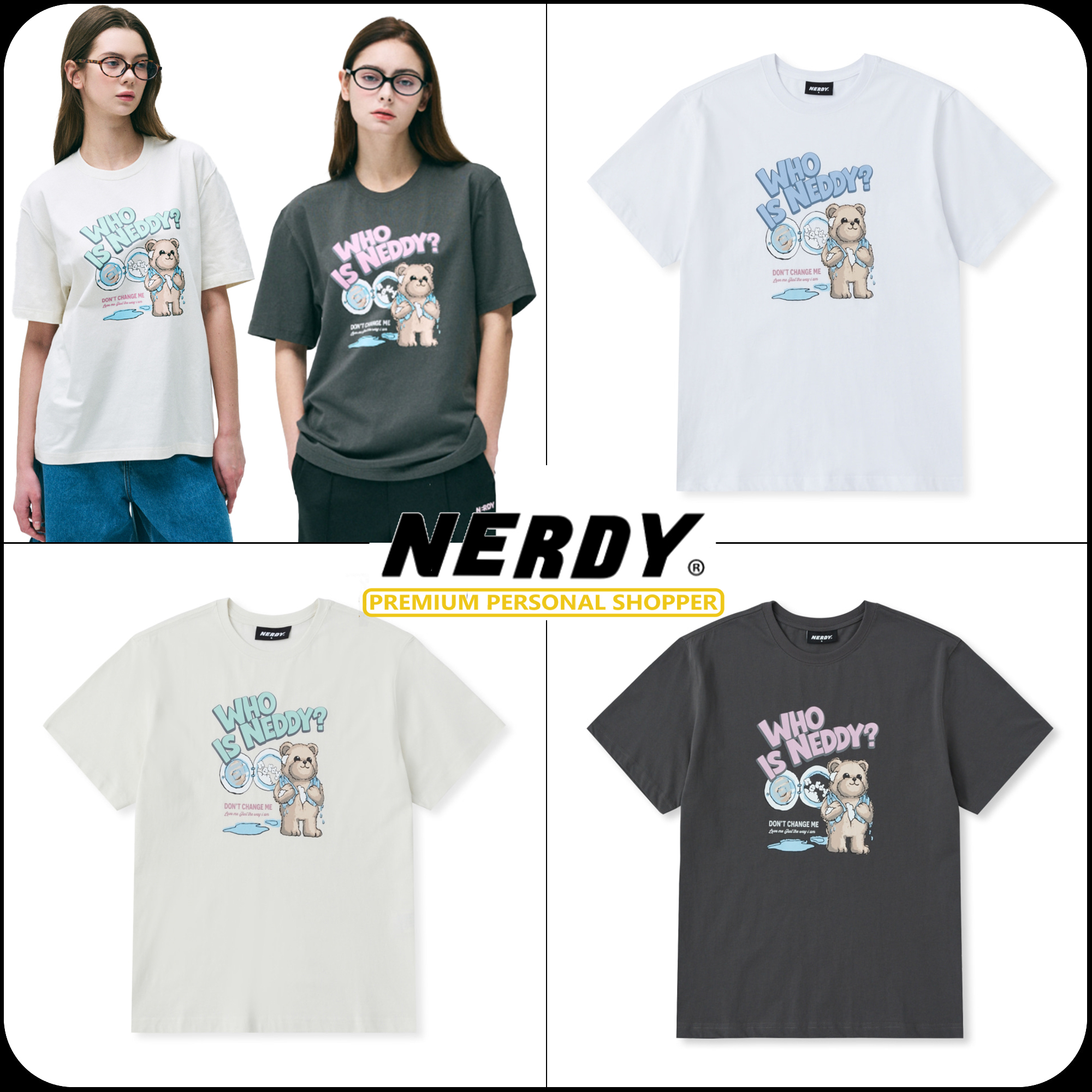 [ NERDY ]25SS★韓国人気★NEDDY LAUNDRY SHORT SLEEVE T-SHIRT