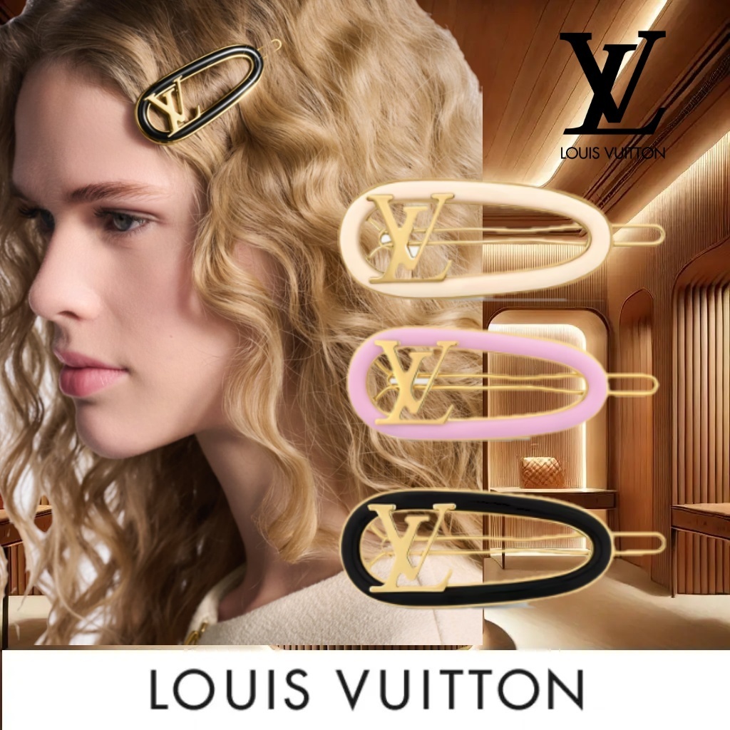 《25SS★》ルイヴィトン LV チェーン ヘアアクセサリー バレッタ