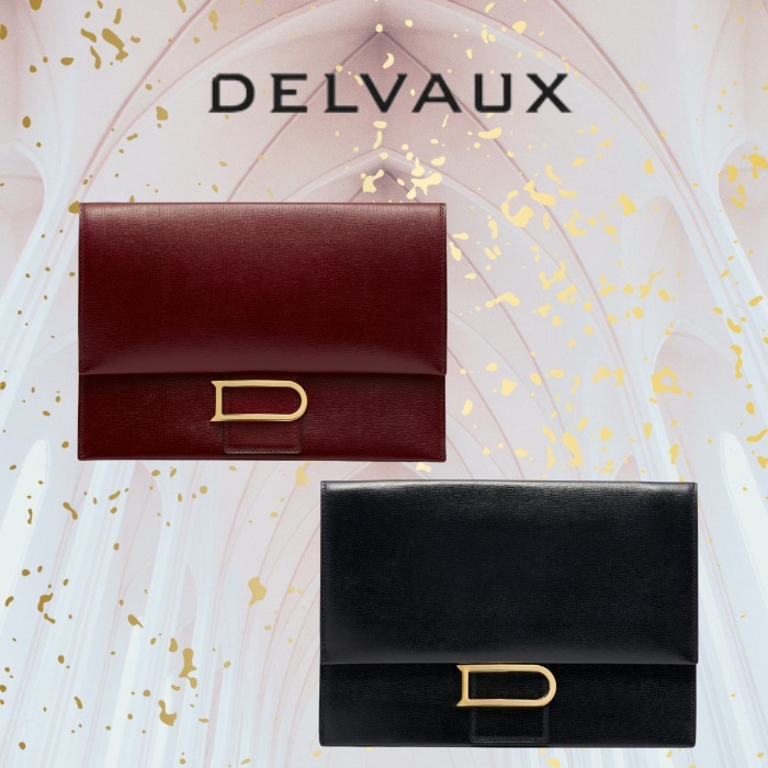 大人気【DELVAUX】Leonce Clutch Opera Calf