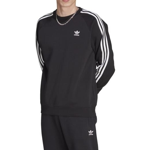 【adidas】 アディダス M 3ST CREW スウェット BLACK 国内発送