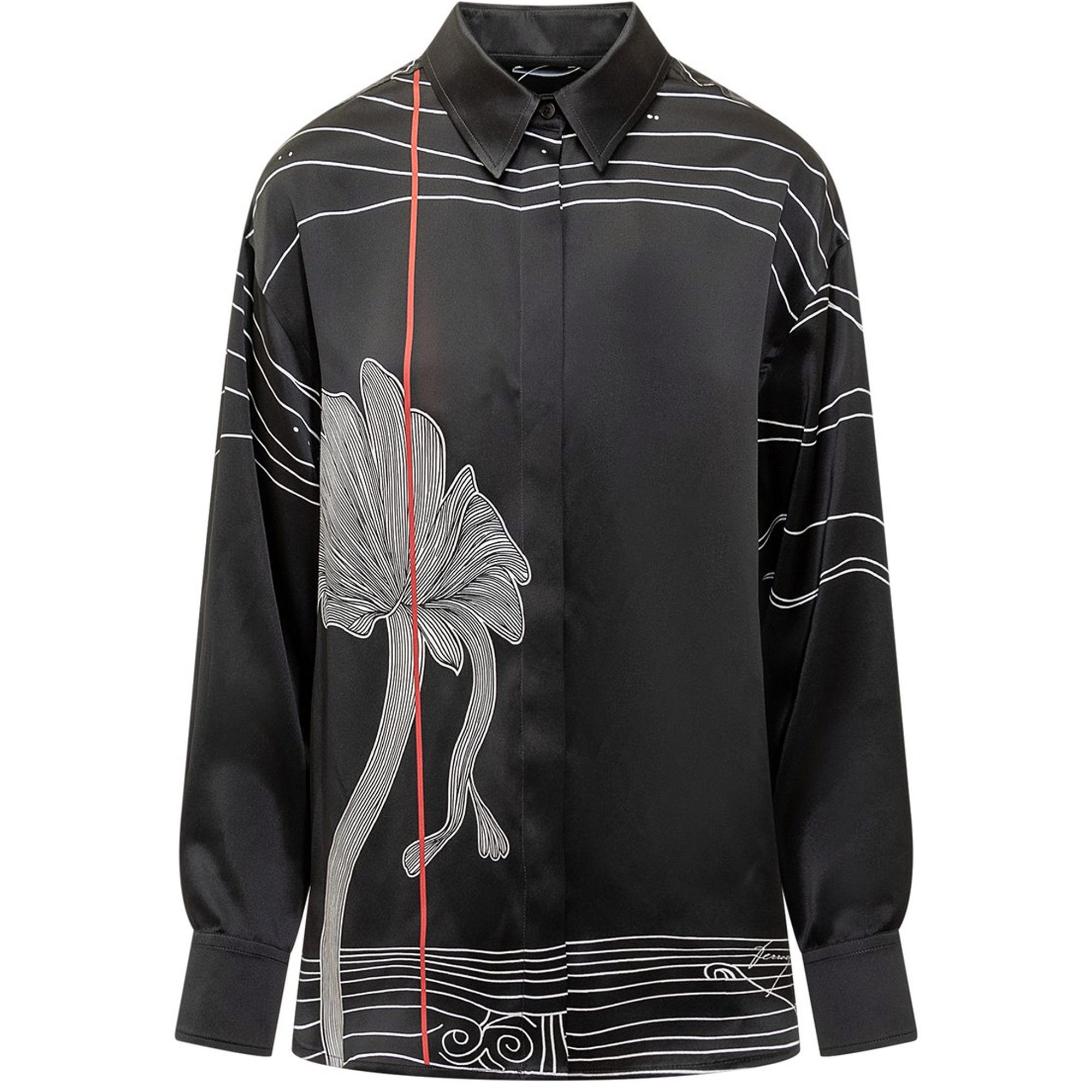 FERRAGAMO】シルクシャツ（関税込み）