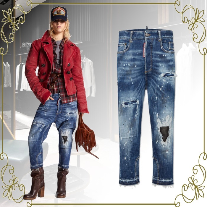 【★完売必至★】DSQUARED2 ☆ Medium Ripped クロップドパンツ