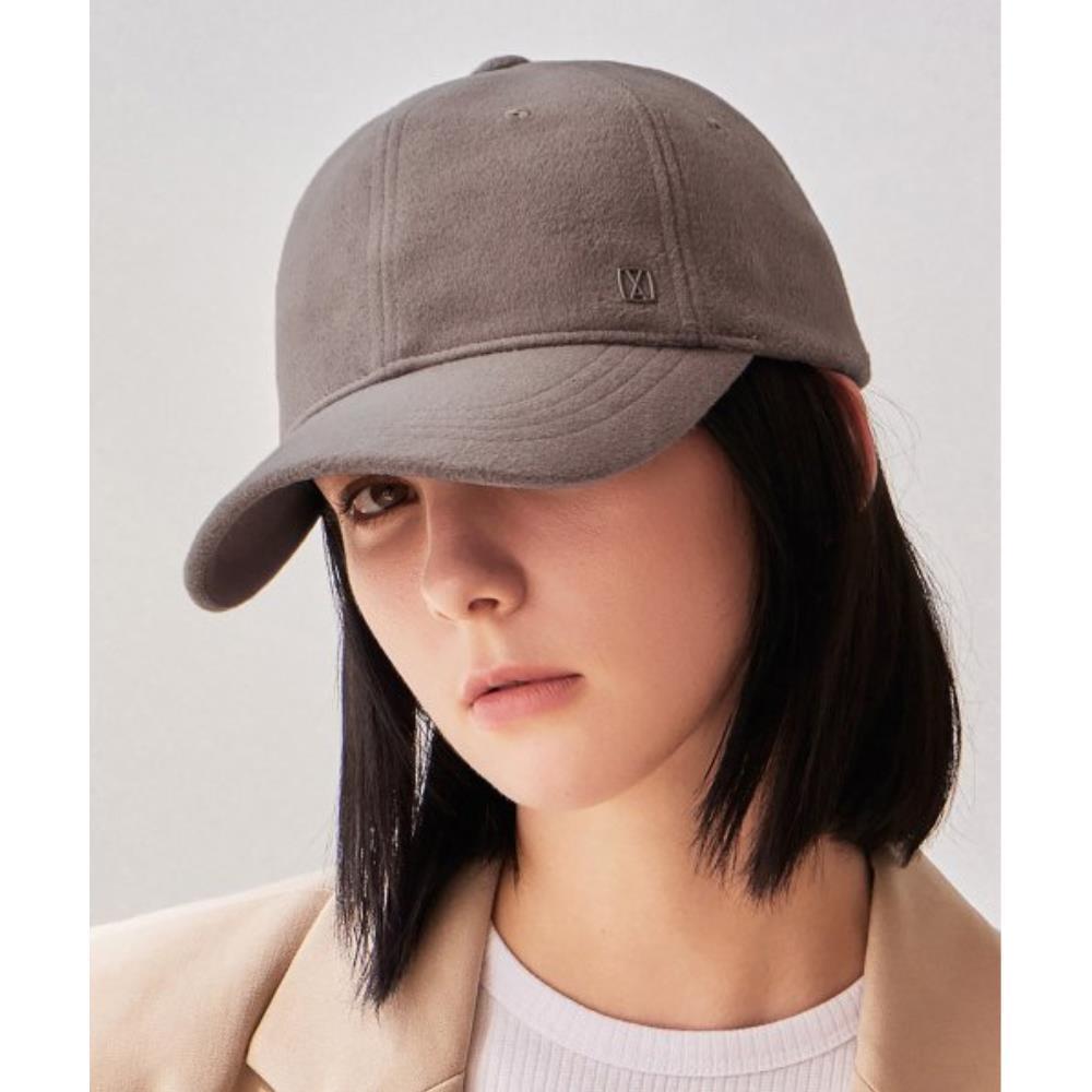 ★VARZAR★ VA Square Wool Ball Cap Mocha