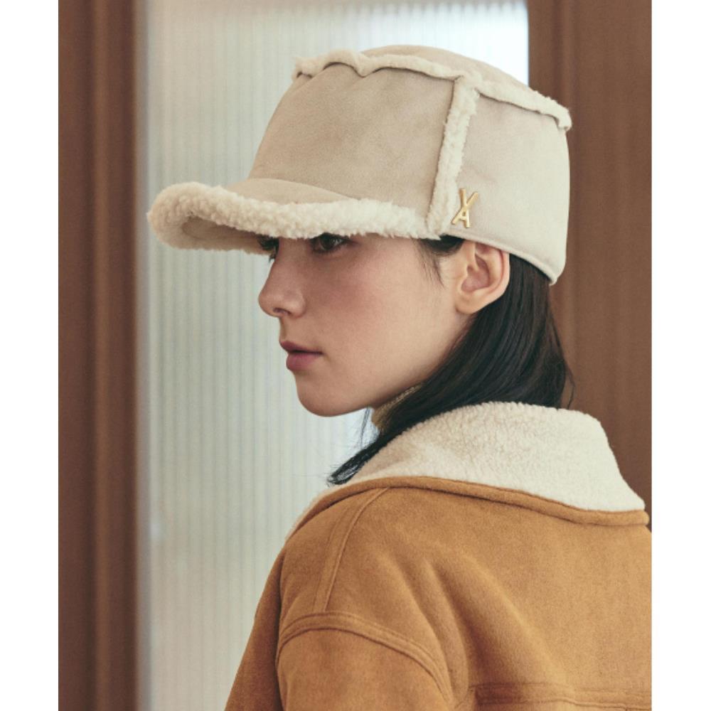 ★VARZAR★ VA stud mustang bellboy cap beige