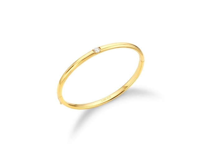 【HYERES LOR】25SS★ Essence Silver Diamond Bangle 0.3CT