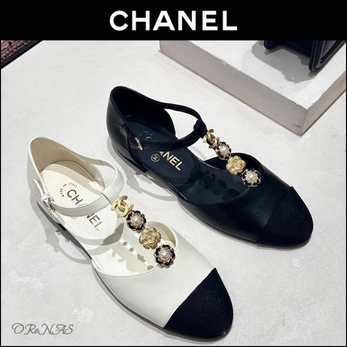 【上品】CHANEL ビジューが輝く パンプス
