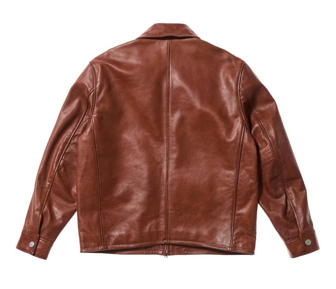 ☆ドイツ発*ZARA*新作*リアルレザージャケット/BURGUNDY☆ ☆ドイツ発*ZARA*新作*リアルレザージャケット/BURGUNDY☆ (ZARA