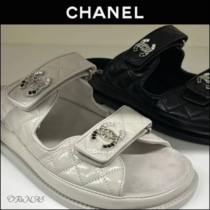 【カワイイ】CHANEL カジュアル フラットサンダル