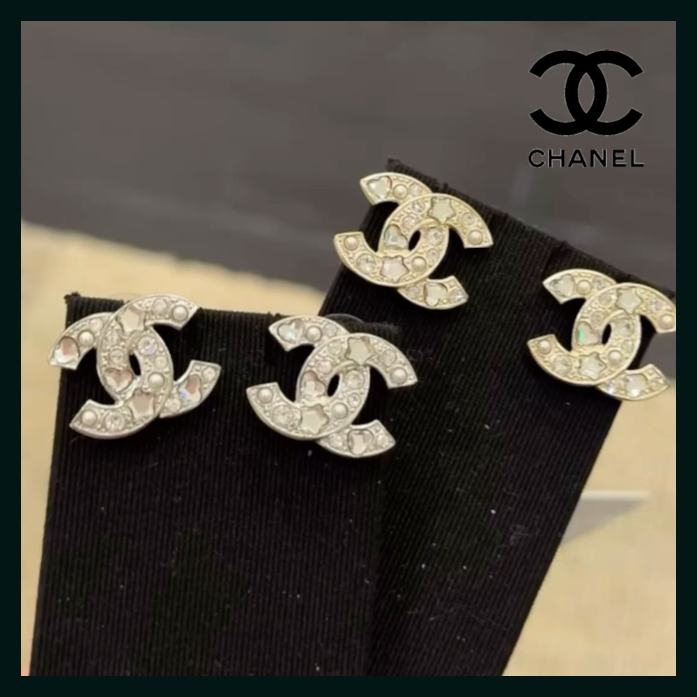 ブルー×ハートCCロゴが可愛い♡】CHANEL ピアス