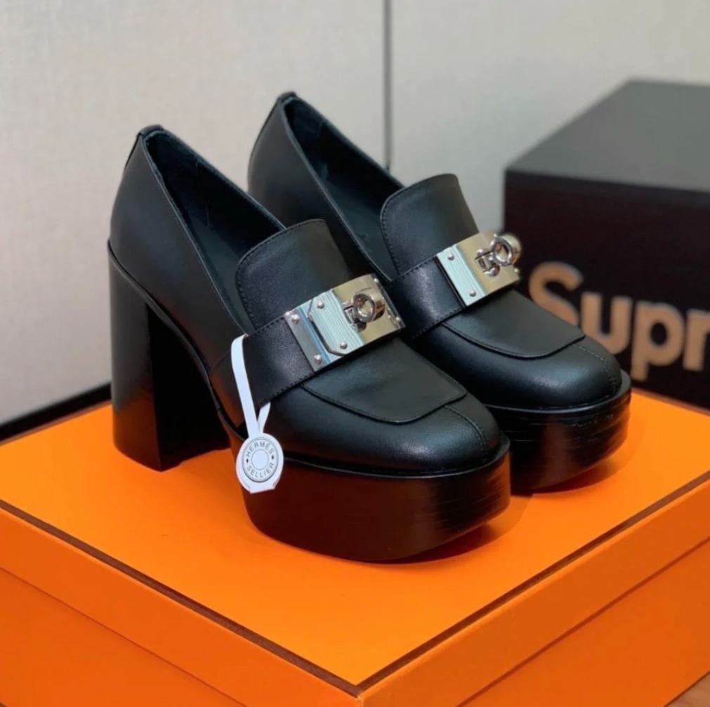 【エレガント】【HERMES】Heel 70 pump 厚底 パンプス エレガント】【HERMES】Heel 70 pump 厚底 パンプス