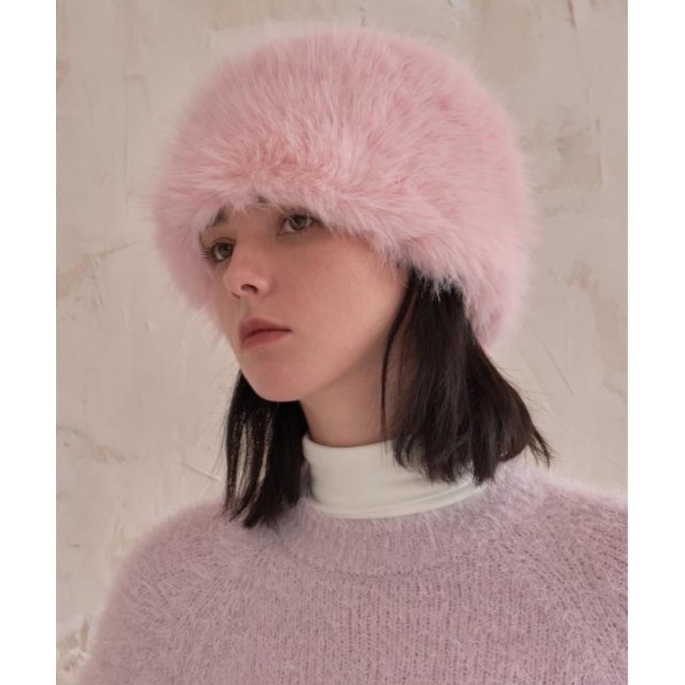 ★VARZAR★ VA Square Long Label Shafka Hat Pink