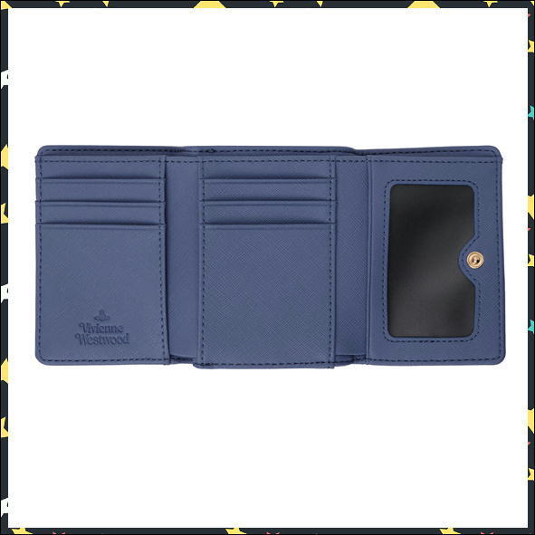 国内送】Vivienne Westwood☆IDウィンドウ付き・三つ折り財布
