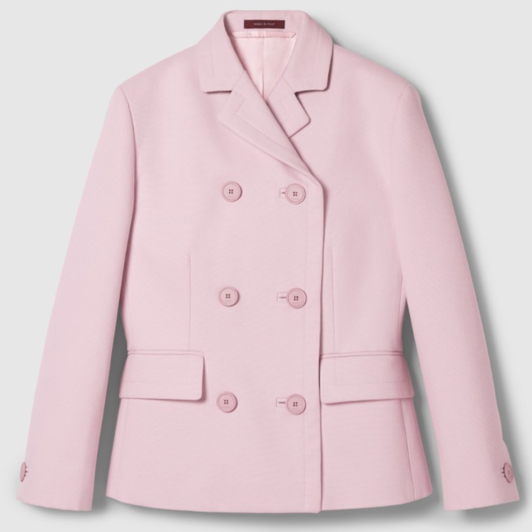 GUCCI《コットン キャンバス デラヴェ ジャケット》ピンク 直営