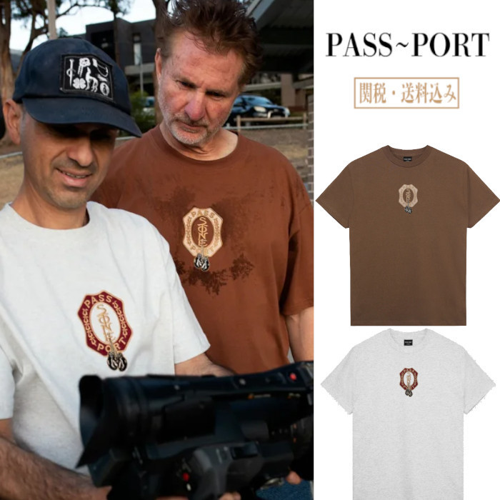 【超おすすめデザイン】PASS~PORT Fighter Logo T-shirt