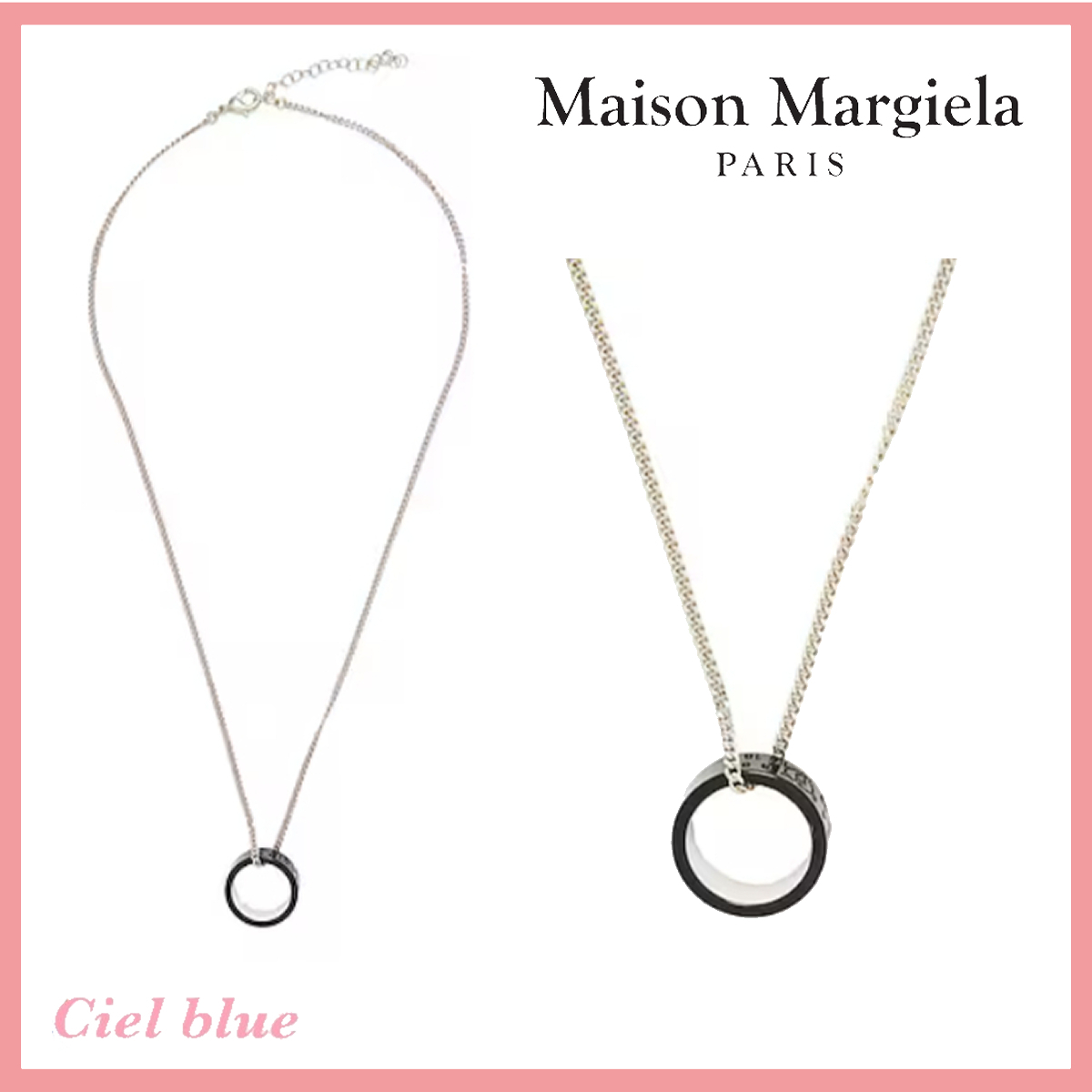 関税送料込★Maison Margiela エナメルネックレス 関税送料込♡Maison Margiela ネックレス