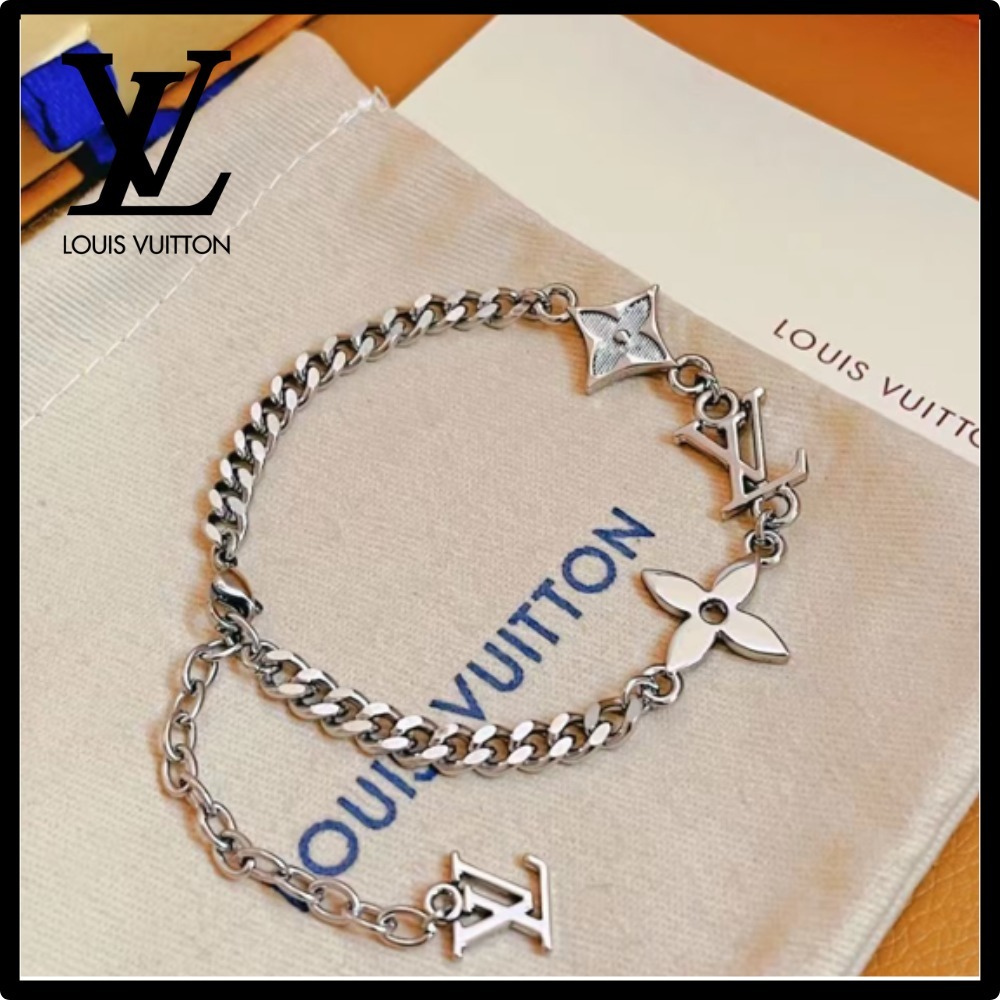 【お洒落メンズ】 Louis Vuitton★モノグラム ロウ ブレスレット