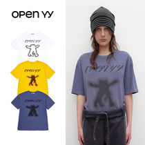 [OPEN YY] LACE-UP JERSEY TEEシャツ★新作・25SS★人気★韓国★ OPEN YY : 25SS / YY SYMBOL T-SHIRT (3COLORS) (OPEN