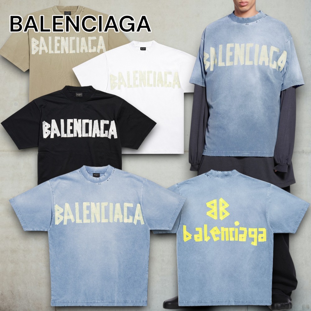 【BALENCIAGA】メンズ Tape Type Tシャツ ミディアムフィット