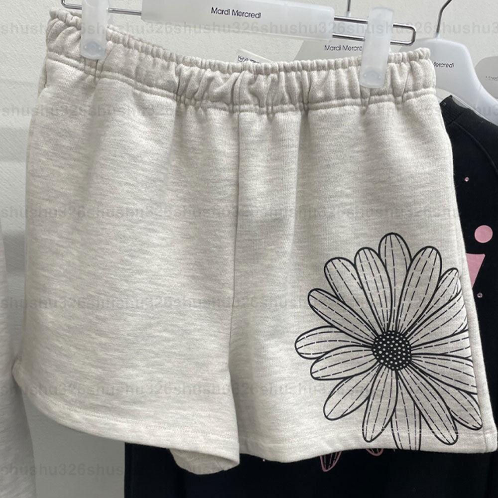 ☆MARDI MERCREDI☆SWEAT SHORTS FLOWER (Mardi Mercredi