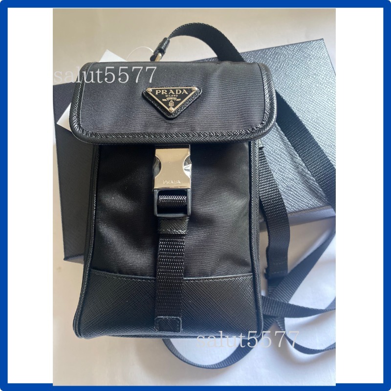 PRADA プラダ Re-Nylon スマートフォンケース ショルダーバッグ