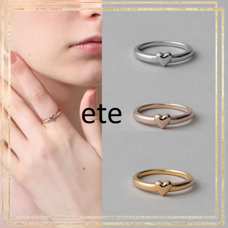 ete エテ リング 指輪 ファントゥージュエリー ハート 国内発送